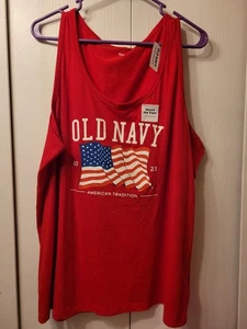 Womens NWT XXL Tall Old Navy 2023 American Tradition Tank - Picture 1 of 5