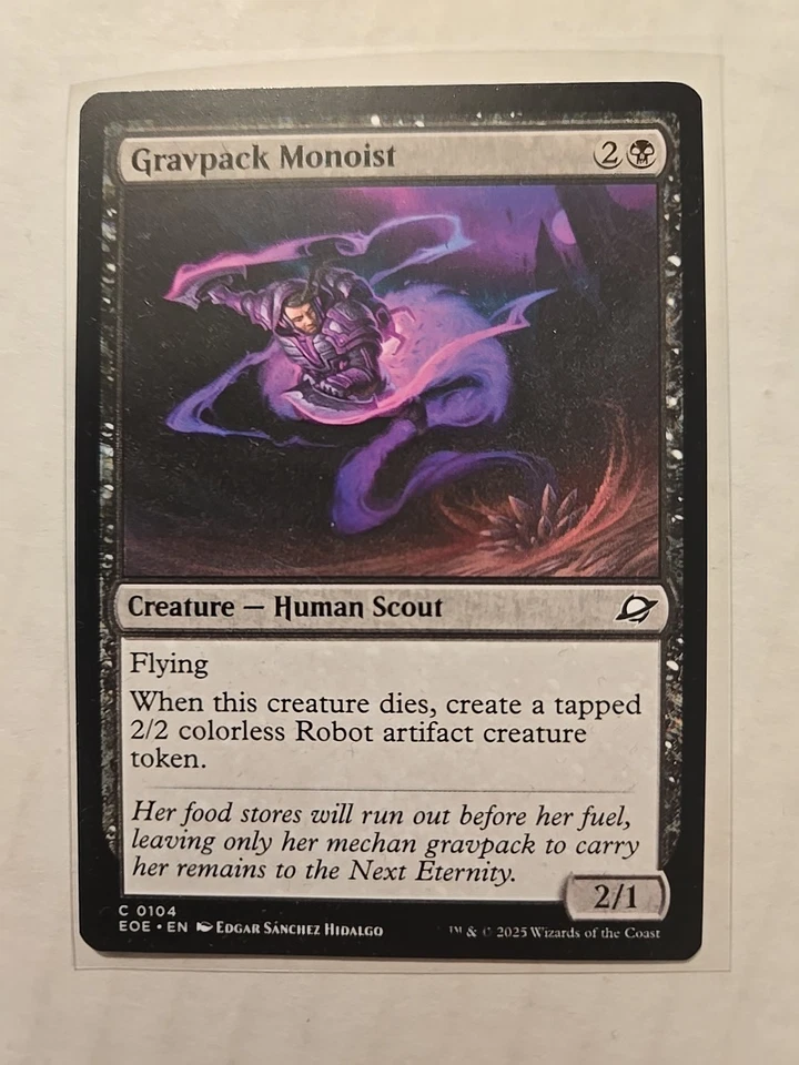 Gravpack Monoist - Edge of Eternities - LP - Common - MTG - Image 1 of 1