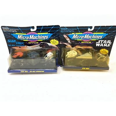 Micro Machines Space Star Trek The Next Generations #3 Star Wars #1 Galoob - Image 1 of 4