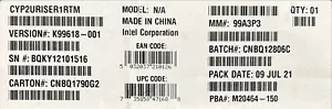 Intel CYP2URISER1RTM 2U PCIe Riser for Riser Slot #1 NEW BROWN BOX - Picture 1 of 1
