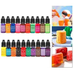 20Pcs Candle Liquid Dye Concentrate for Candle Making DIY Art Crafts - Picture 1 of 12