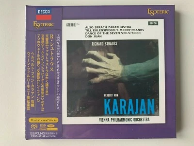 Esoteric SACD R. Strauss - Also sprach Zarathustra, Karajan, Vienna  NEU MINT - Bild 1 von 2