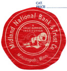 Vintage Bank Envelope Seal - Midland National Bank & Trust Co. Minneapolis Minn