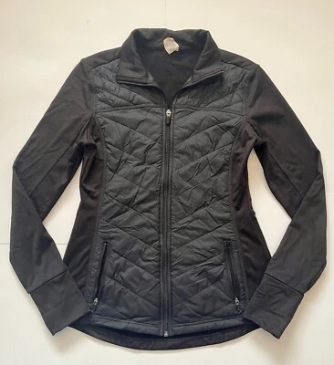 Chaqueta deportiva Everlast de mezcla de poliéster con cuello para mujer negra-S Foto 1 de 4