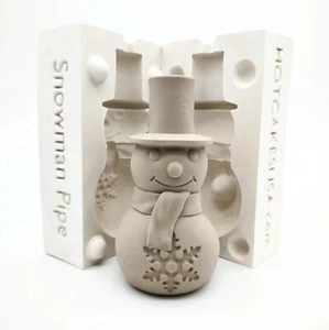 Snowman Pipe ceramic slip casting plaster Mold - Picture 1 of 10