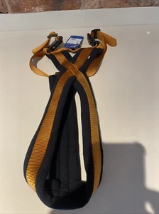 Trixie Premium Imbracatura con Imbottitura in Pile, Arancione L-XL 70-100cm 25mm NUOVA CON ETICHETTE - Foto 1 di 4