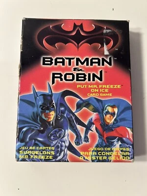 Batman Robin Mr Freeze On Ice Card Game Parker Brothers 1997 HASBRO Canada Foto 1 de 4