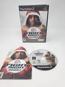Fight Night Round 2 PlayStation 2 PS2 Complete With Manual CIB Black Label - Picture 1 of 10