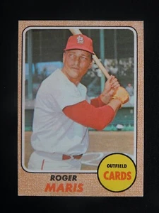 1968 Topps Baseball Card #330 Roger Maris (EX-MT/NM) - Picture 1 of 2