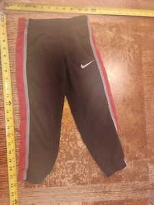 Nike Pants Youth Size 4 Black and Red Sweatpants #S53 - Picture 1 of 3