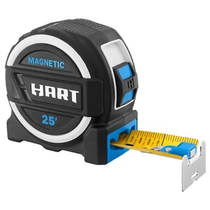 HHTMP HART, 25' Pro Grade Magnetic Tape Measure - HART Tools, 810022391488 - Picture 1 of 11