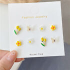 8Pcs/Set Cute Butterfly Flower Irregular Geometric Stud Earrings Women's Jewe*eh