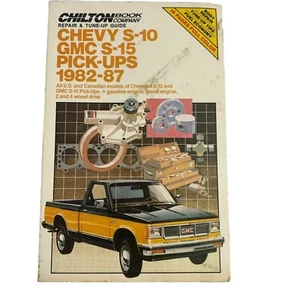 Chilton Repair Tune Up Guide Book Manual Chevy S10 GMC S15 Pick Ups 1982-1987 - Picture 1 of 5
