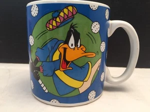 Vintage Looney Tunes Daffy Duck Golf Coffee Tea Mug by Sakura Warner Bros 1994 - Picture 1 of 5