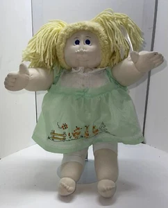 Vintage Cute Homemade Cabbage Patch Kid Doll W/outfit Excellent - Picture 1 of 10