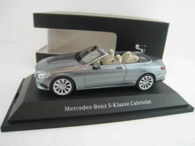 Mercedes Benz S Convertible A217 Selenite Grigio Kyosho B66960352 1/43 2015 - Immagine 1 di 4