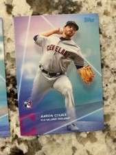 2020 TOPPS X STEVE AOKI WAVE 4 ROOKIE CARD CLEVELAND INDIANS AARON CIVALE #98