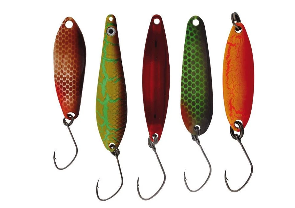 Kinetic Multipack Spoon 2 Mix 5er Set 2,5g - 3,8g Forellen-Spoon Forellenblinker - Bild 1 von 1