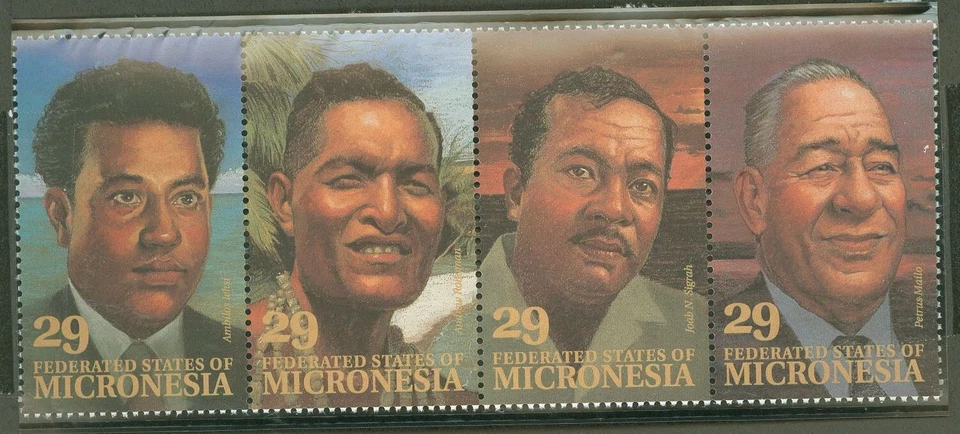 Micronesia #177 como nuevo NH tira de 4 (SCV = $2,50) Foto 1 de 1