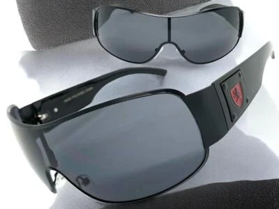 Gafas de sol contemporáneas elegantes modernas deportivas envolventes escudo elegantes de moda para hombre Foto 1 de 4