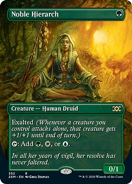 MTG - Noble Hierarch - Borderless, Double Masters - Image 1 of 1