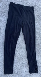 Old Navy Girl's Large (10-12) Black Stretch Leggings w/ Criss Cross Ankles - Picture 1 of 3