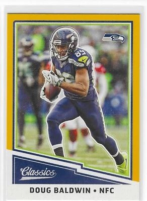DOUG BALDWIN 2017 PANINI CLASSICS GLOSSY GOLD SEATTLE SEAHAWKS $1.99 ROOM - Image 1 of 2