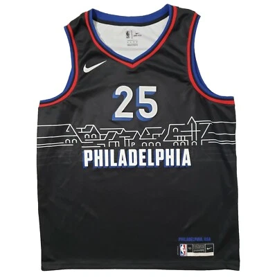 Ben Simmons Jersey Mens XL 52 Philadelphia 76ers #25 Nike City Edition NBA - Image 1 of 4