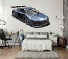 3D Black Race Auto G105 Car Wallpaper Mural Poster Transport Wall Stickers Honey