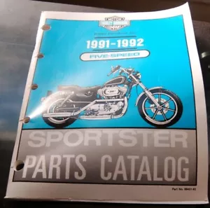 Harley Davidson 1991-1992 XL Sportster Parts Manual 99451-92, EXC condition - Bild 1 von 3