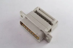 17-DAFR-B15P Amphenol D-Sub Connector Plug for Flat Ribbon Cable Vert 15 A IDC - Picture 1 of 4