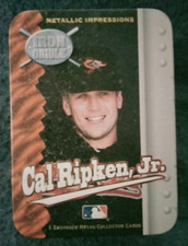CAL RIPKEN JR Iron Oriole Metallic Impressions 5 card metal set