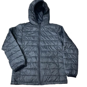 Amazon Essentials Youth XL Black Long Sleeve Full-Zip Hooded Puffer Jacket - Picture 1 of 9