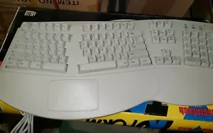 Adesso Tru-Form Apple Macintosh Ergo ADB MAC Keyboard mouse ADB Ports Natural - Picture 1 of 5