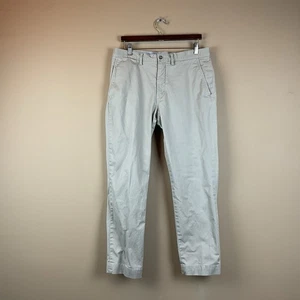Pantalones chinos Polo Ralph Lauren clásicos de sarga de algodón para hombre 33 X 29 beige 5 bolsillos - Imagen 1 de 11