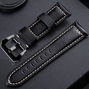 Watch Bands Top Layer Cowhide Genuine Leather Wristwatch Straps Watch Parts 22mm - Picture 1 of 1