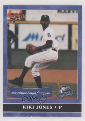 2000 Multi-Ad Sports Bridgeport Bluefish 1999 Champions Set Kiki Jones #29 - Image 1 of 2