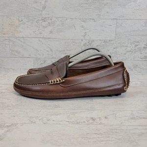 L.L Bean Driving Halbschuhe Schuhe Herren Größe 10 Braun Leder Slipper Penney OTS11 - Bild 1 von 12