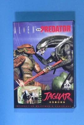 Alien vs Predator Atari Jaguar Complete in Box Includes Manual & All 3 Overlays - Image 1 of 4