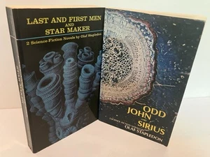 OLAF STAPLEDON Star Maker - Last and First Men - Odd John - Sirius Dover Lot VG - Picture 1 of 2