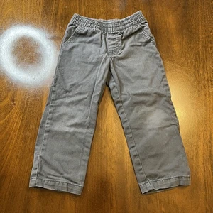 Pantalones Pull-On Gris 3T 100% Algodón Okie Dokie Niños Pequeños - Imagen 1 de 5