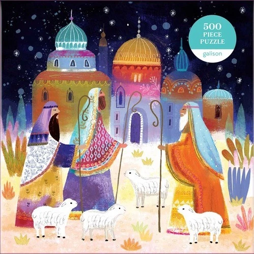 Puzzle (500 T.) Die Ankunft der 3 Heiligen Könige (Galison/Mudpuppy) NEU/OVP