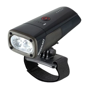 Sigma Buster 1600 Headlight With Bicycle Cycle Bike Helmet Mount - Picture 1 of 1