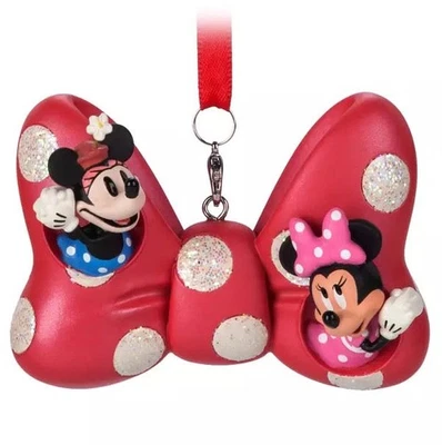 Disney Cuaderno de Bocetos Adorno de Navidad - Minnie Mouse Arco Rosa Foto 1 de 3