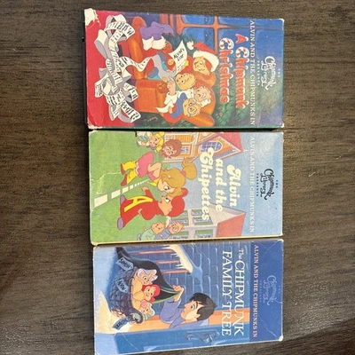The Chipmunk Library Presents Alvin And The Chipmunks LOT OF 3 1980s - Image 1 of 2