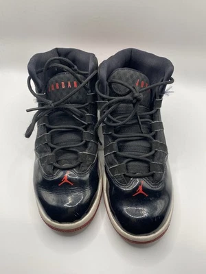 Nike Air Jordan Max 3 Aura Boys' Black Red Basketball Sneakers Size 2.5Y - Image 1 of 4