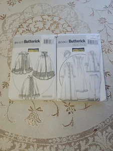 2 Butterick Making History Patterns Uncut Capes Nightgowns 5061 & 4419 - Picture 1 of 7