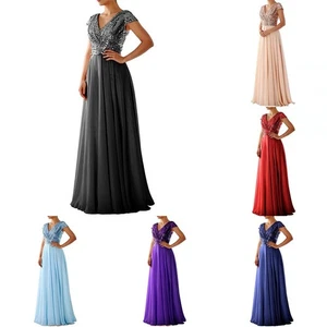Hot Sale Women Dress Ball Gown Cocktail Prom Comfortable Evening Party - Picture 1 of 16