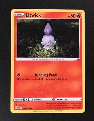 Litwick 024/196 | Common | SWSH: Lost Origin  - Image 1 of 3