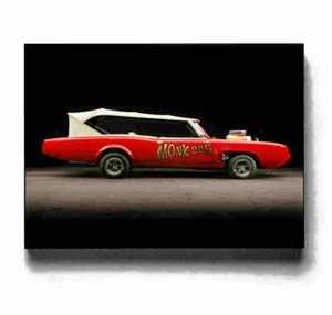 Framed The Monkees Monkeemobile Hi-Res 8.5X11 inch Art Print - Picture 1 of 1